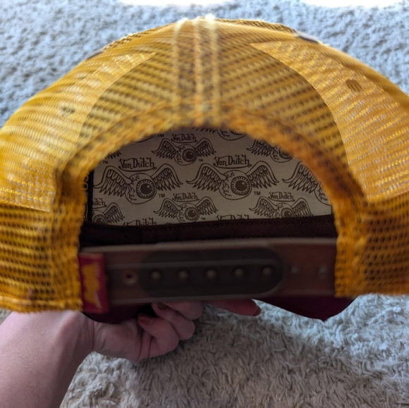 Von dutch American heritage eyeball y2k snapback hat size 58cm - Picture 2 of 5